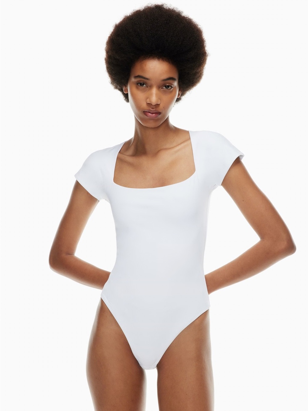Aritzia Contour Straight Neck Bodysuit